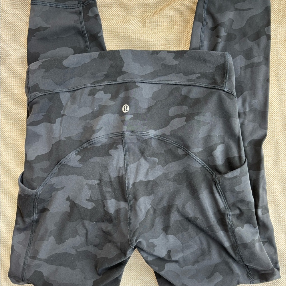 lululemon athletica Black Camouflage Leggings